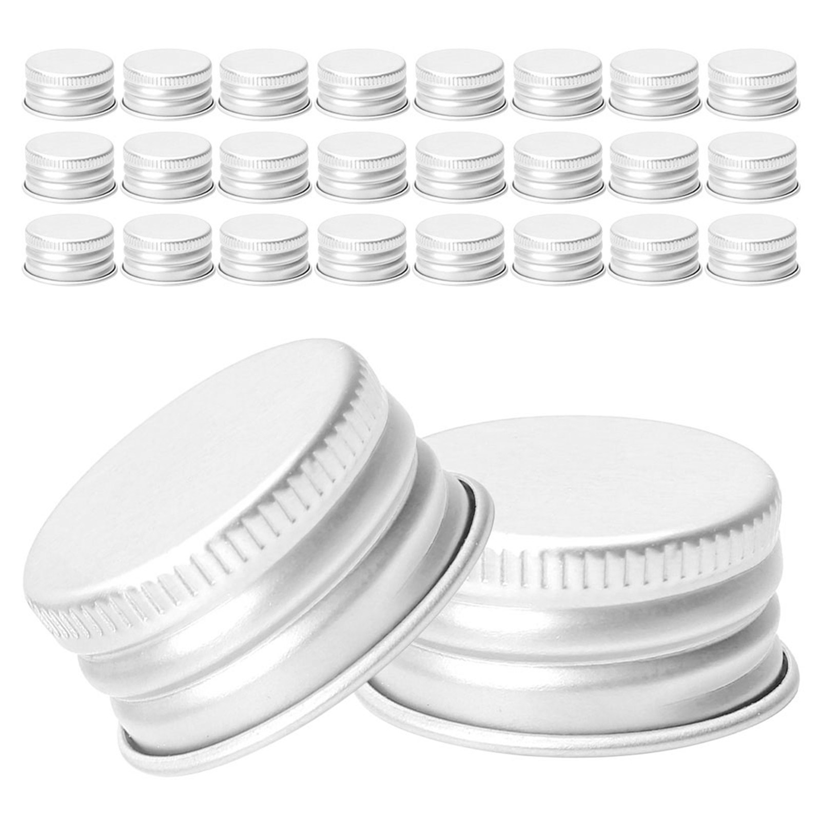 Reusable Bottle - 80 Stück Aluminium-Schraubverschlüsse für Glasflaschen, 28