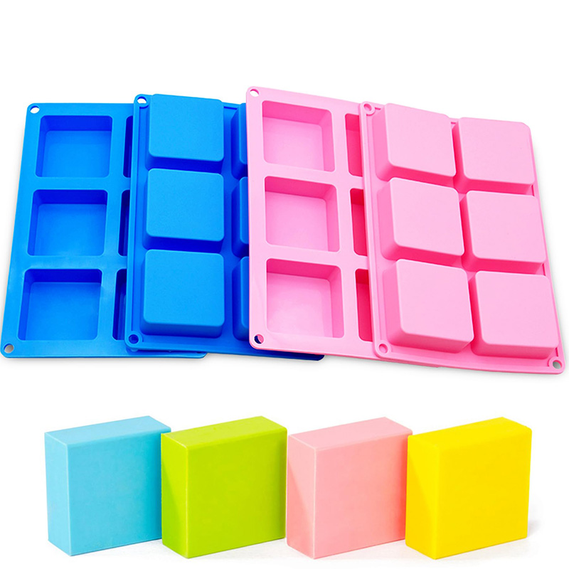 Eco Soap - Quadratische Seifen formen Antihaft-Silikon pfanne mit