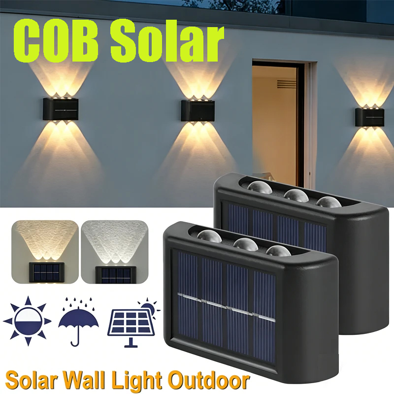 COB Solar-Wandleuchte für Auße – Solar Garden Light Bewertung und Preis