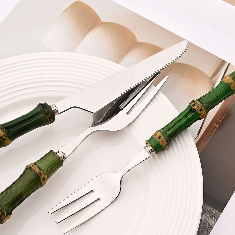 4-teiliges Besteckset mit natü – Bamboo Cutlery Bewertung und Preis