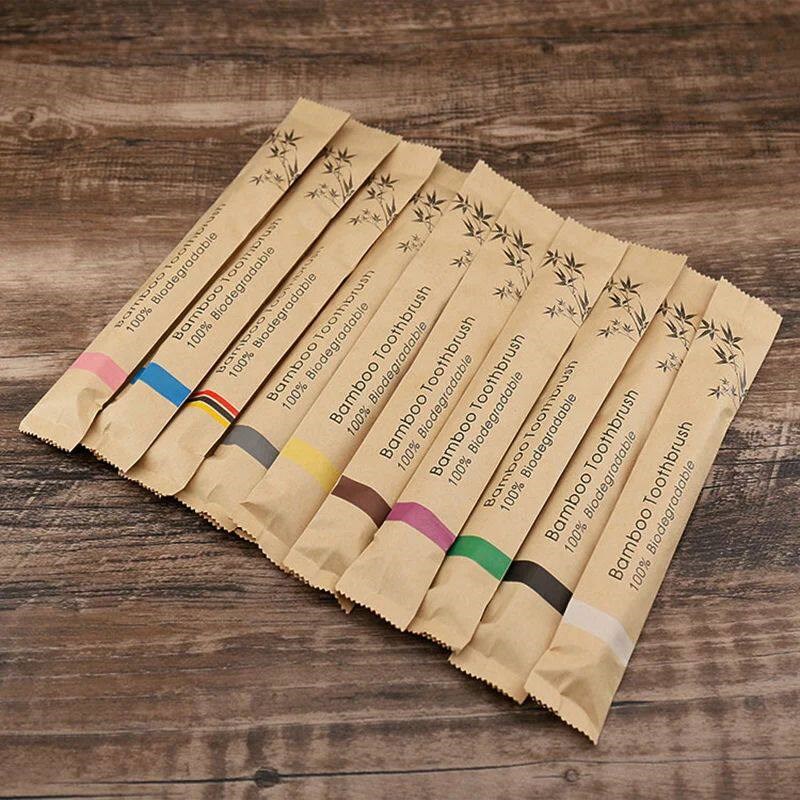 Zufällige Farbe 5/10 Stück Bam – Bamboo Toothbrush Bewertung und Preis
