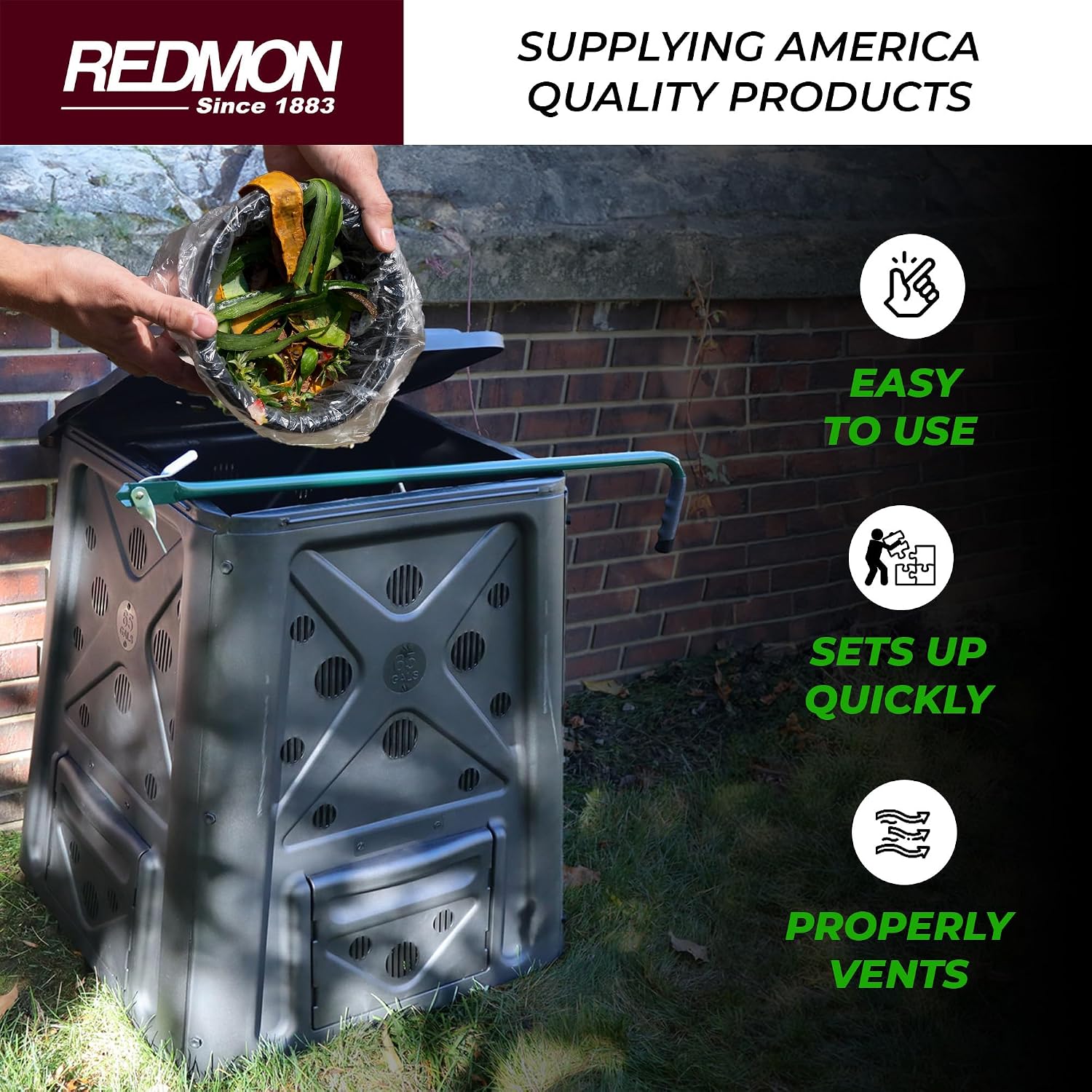 Redmon Outdoor Kompostbehälter – Compost Bin Bewertung und Preis