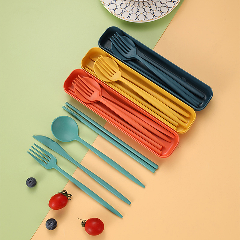 4-teiliges tragbares Besteckse – Reusable Straw Bewertung und Preis