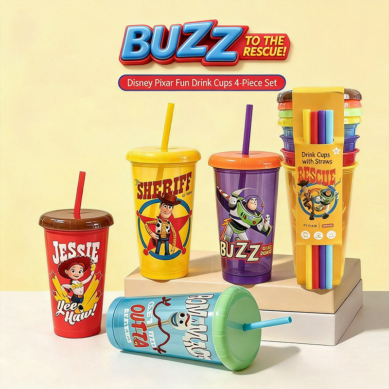 Toy Story 5 Plastik-Strohhalmb – Reusable Straw Bewertung und Preis
