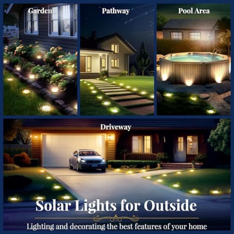 Solar-Bodenleuchten, Solar-Auß – Solar Garden Light Bewertung und Preis